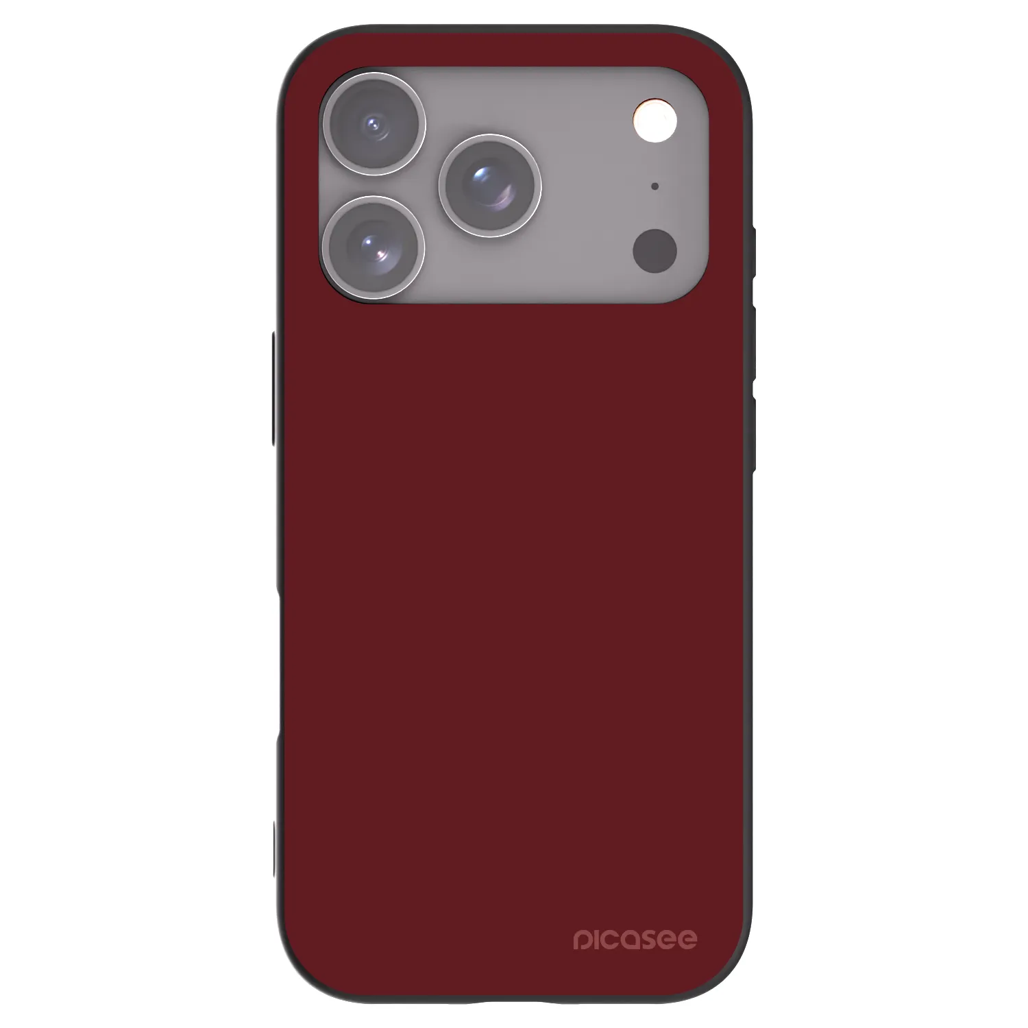 Picasee crna silikonska maskica za Apple iPhone 17 Pro - Red Bliss