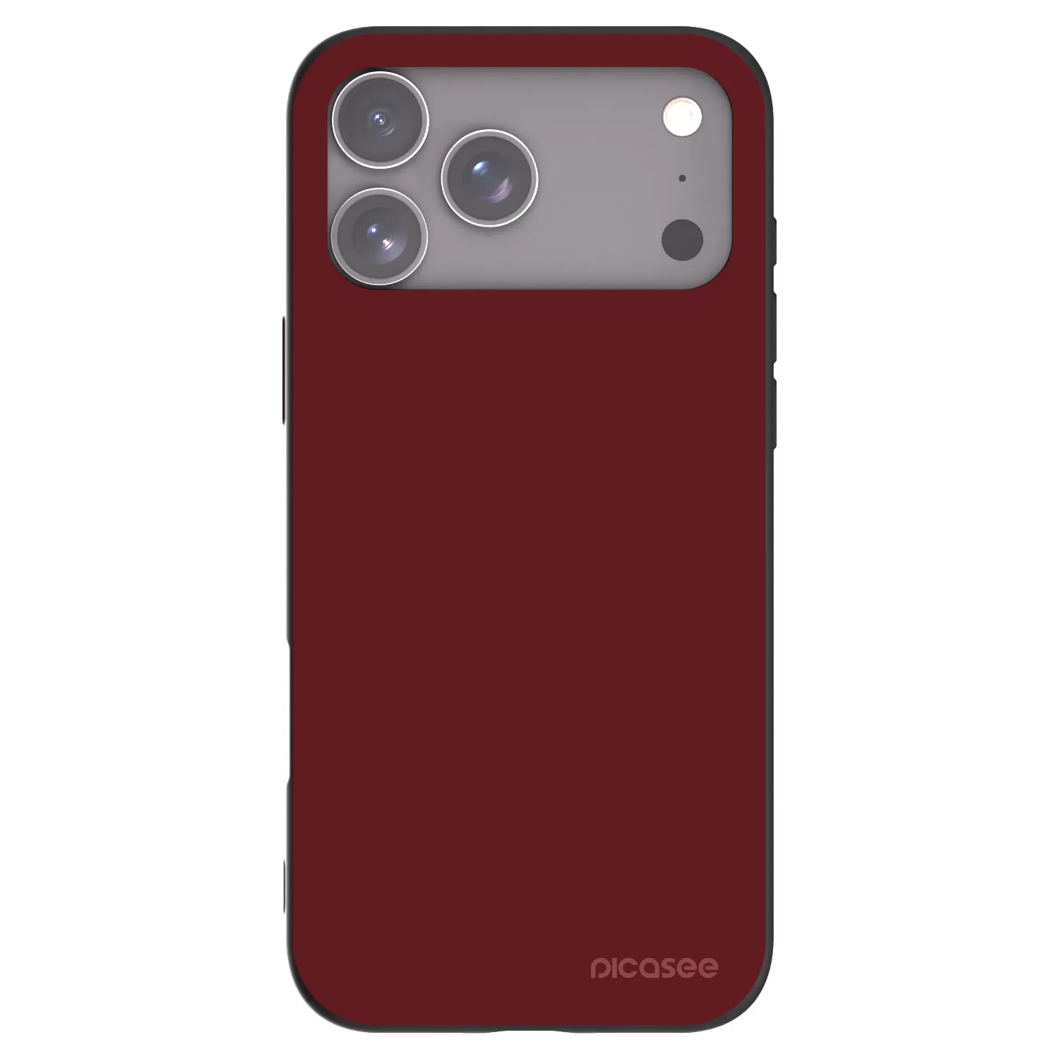 Picasee crna silikonska maskica za Apple iPhone 17 Pro Max - Red Bliss
