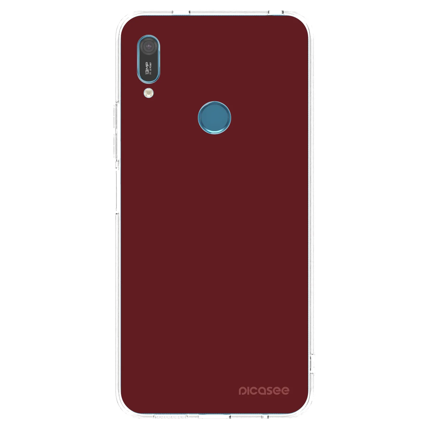 Picasee silikonska prozirna maskica za Huawei Y6 2019 - Red Bliss