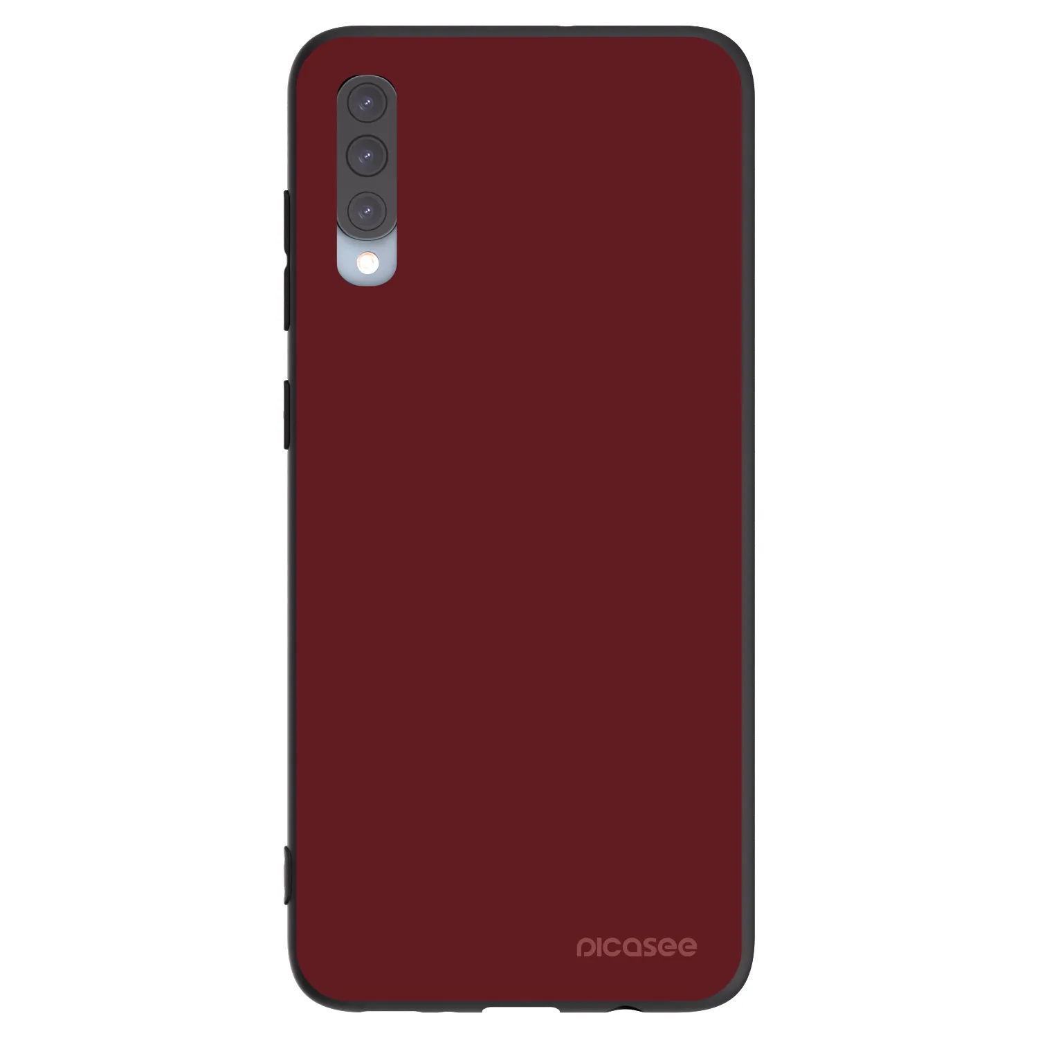 Picasee crna silikonska maskica za Samsung Galaxy A70 A705F - Red Bliss