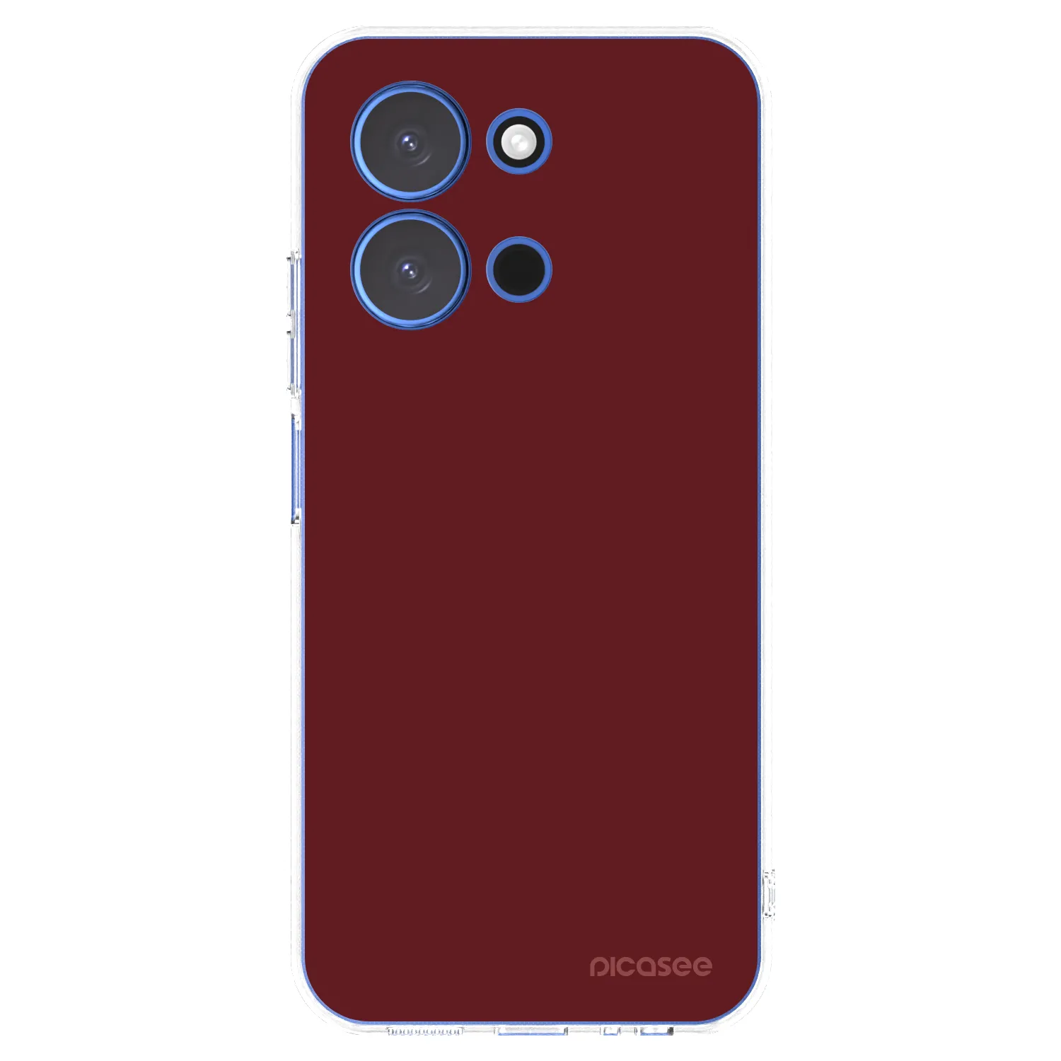 Picasee silikonska prozirna maskica za Xiaomi Redmi 15C 4G - Red Bliss