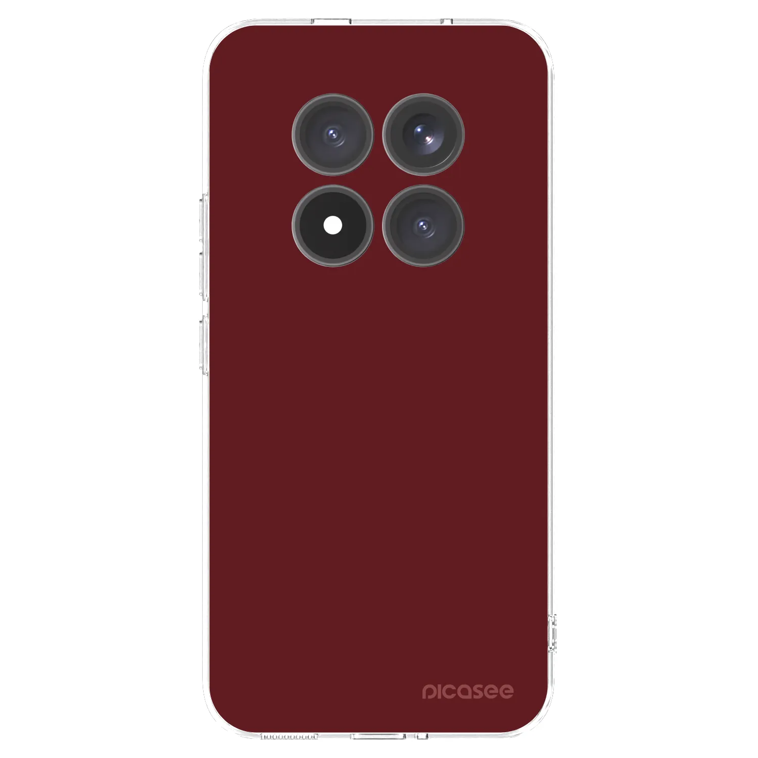 Picasee silikonska prozirna maskica za Xiaomi Redmi Note 15 Pro+ - Red Bliss