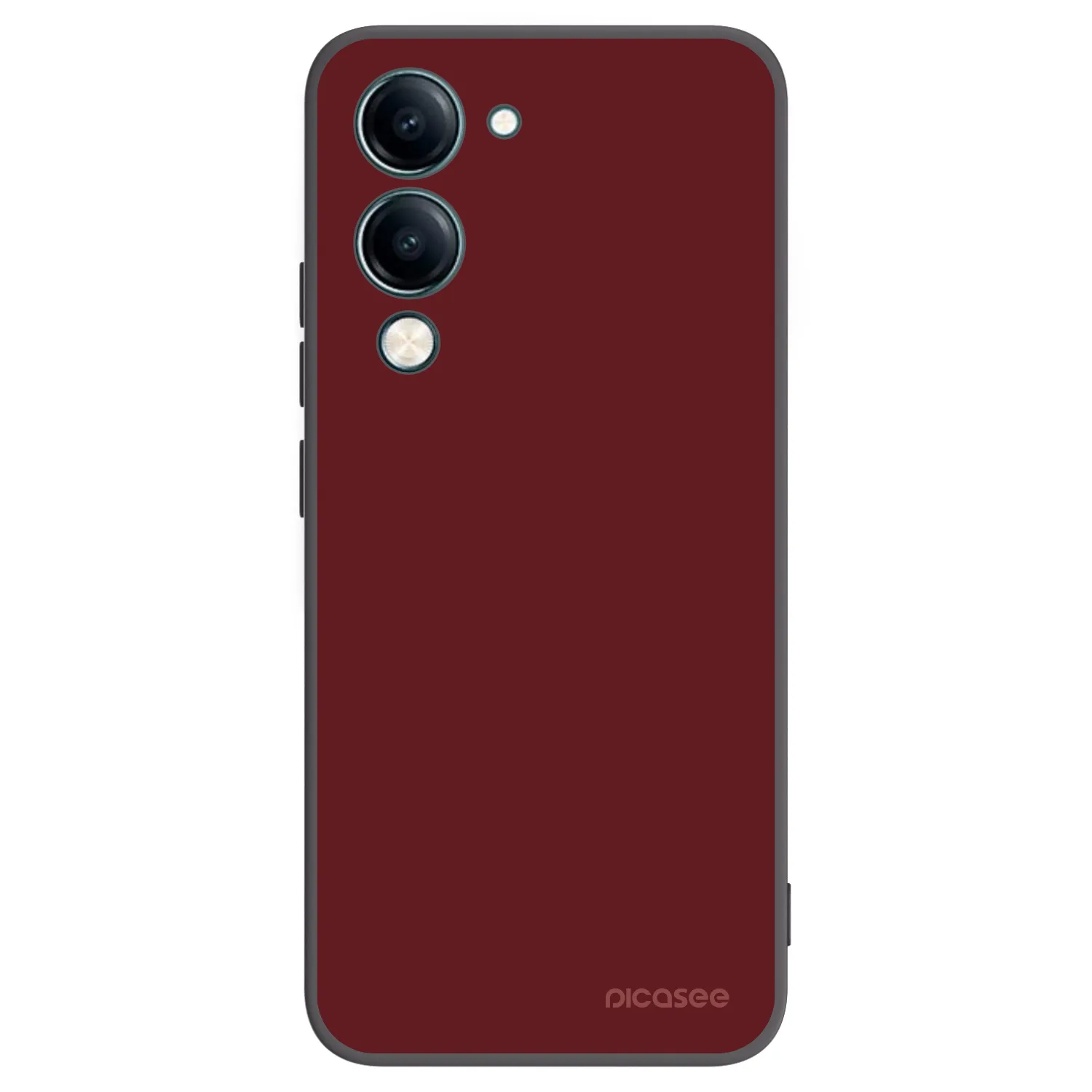Picasee crna silikonska maskica za Vivo Y29s 5G - Red Bliss