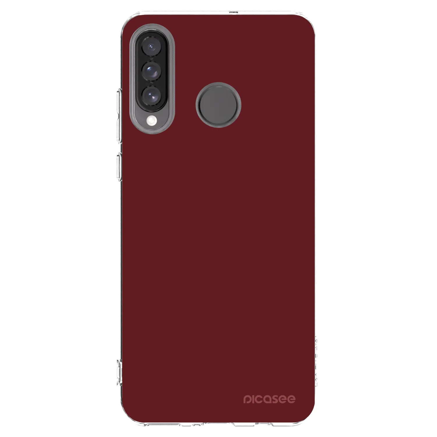 Picasee silikonska prozirna maskica za Huawei P30 Lite - Red Bliss