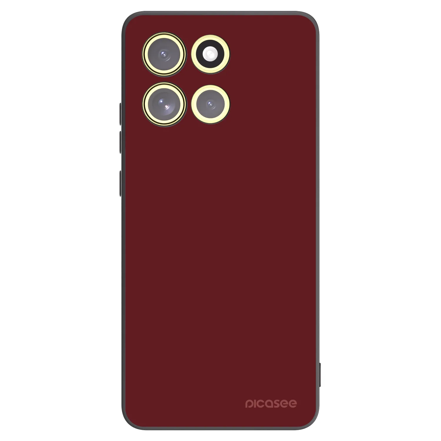 Picasee crna silikonska maskica za Motorola Moto G86 Power 5G - Red Bliss