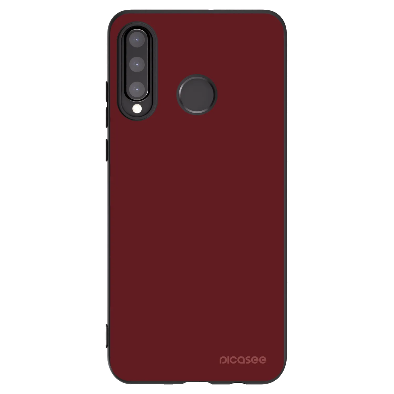 Picasee crna silikonska maskica za Huawei P30 Lite - Red Bliss
