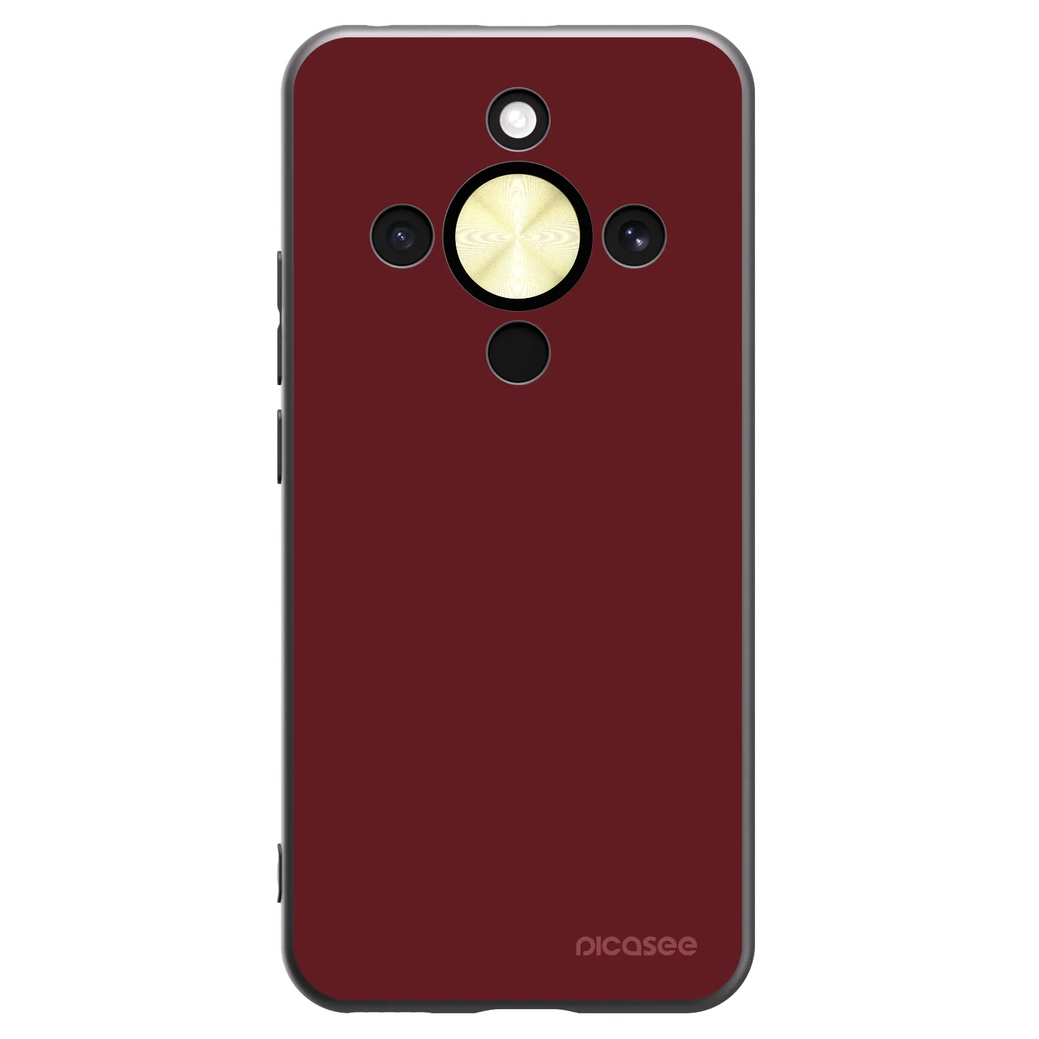 Picasee crna silikonska maskica za Honor Magic8 Lite 5G - Red Bliss