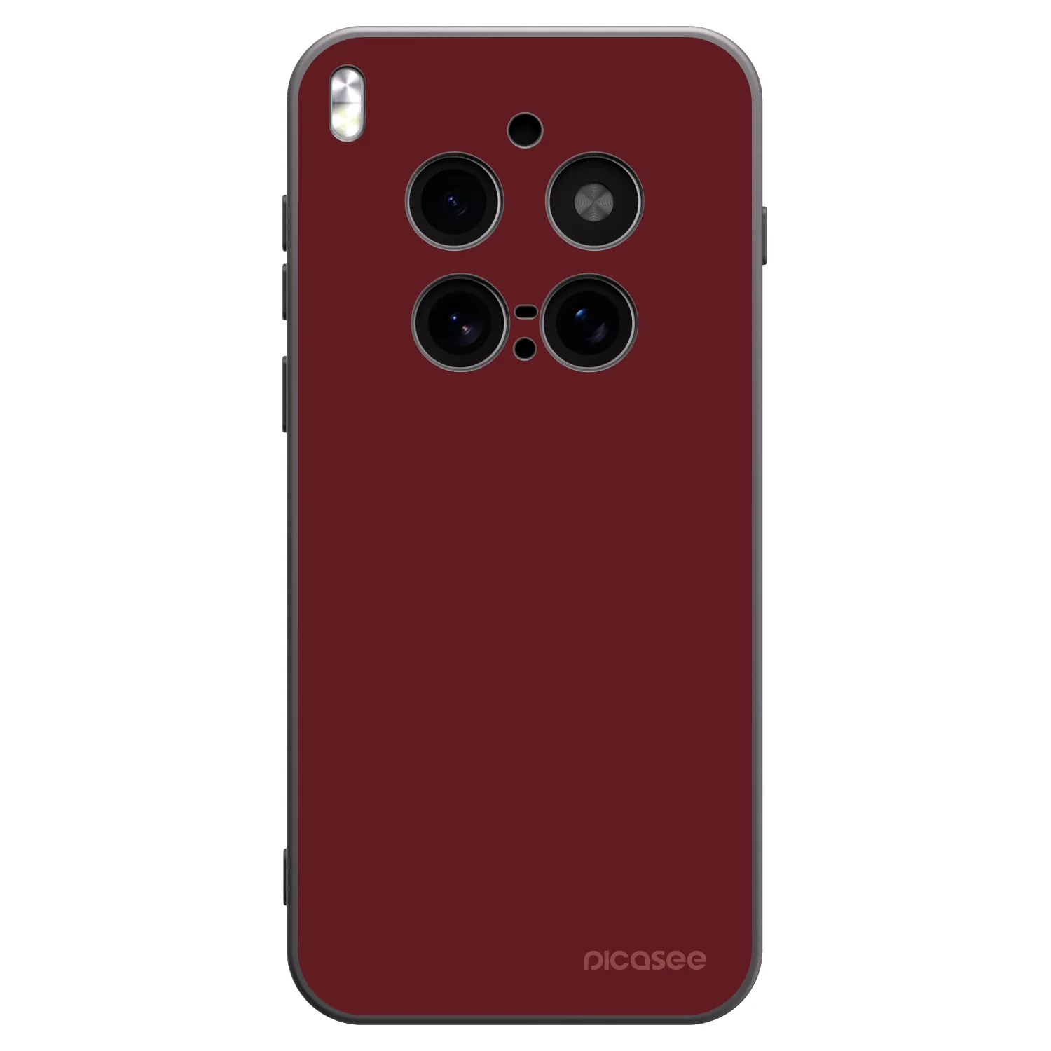 Picasee crna silikonska maskica za Vivo X300 Pro - Red Bliss