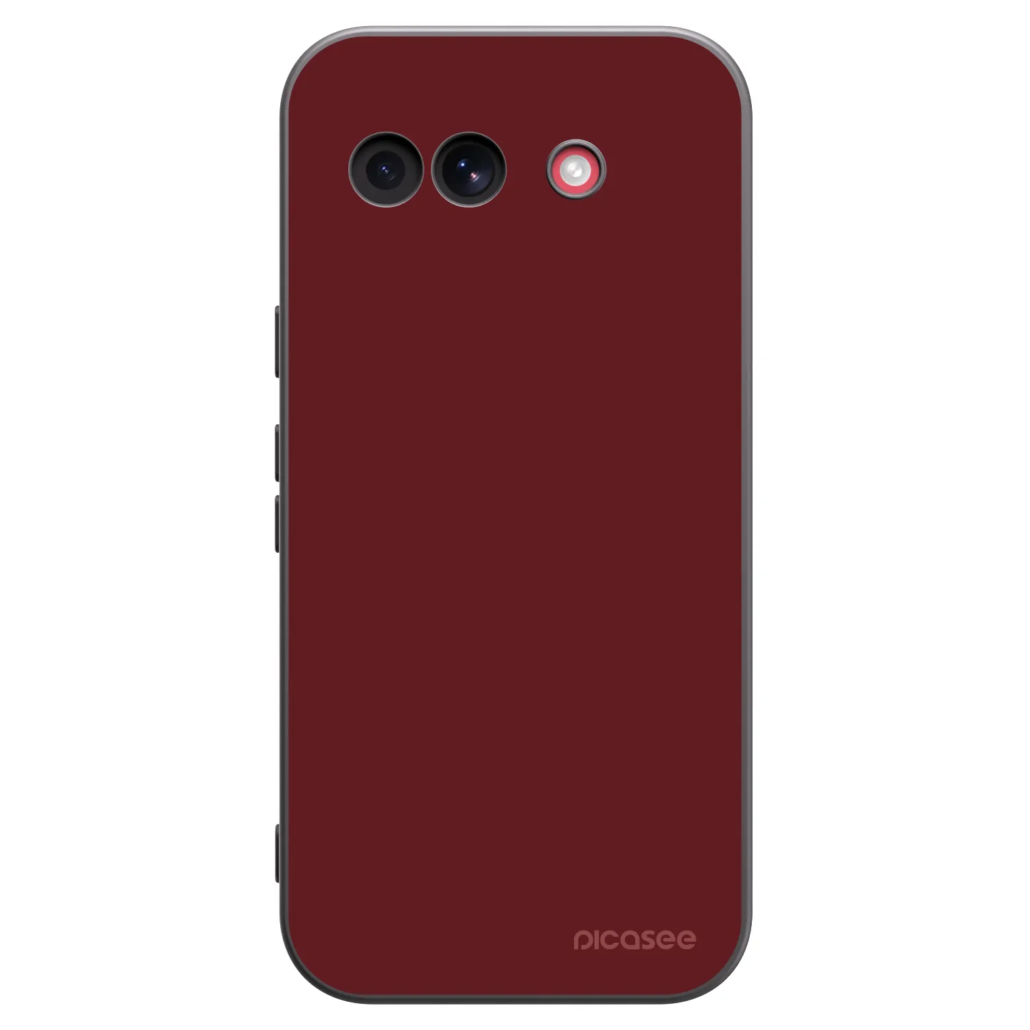 Picasee crna silikonska maskica za Google Pixel 10a - Red Bliss