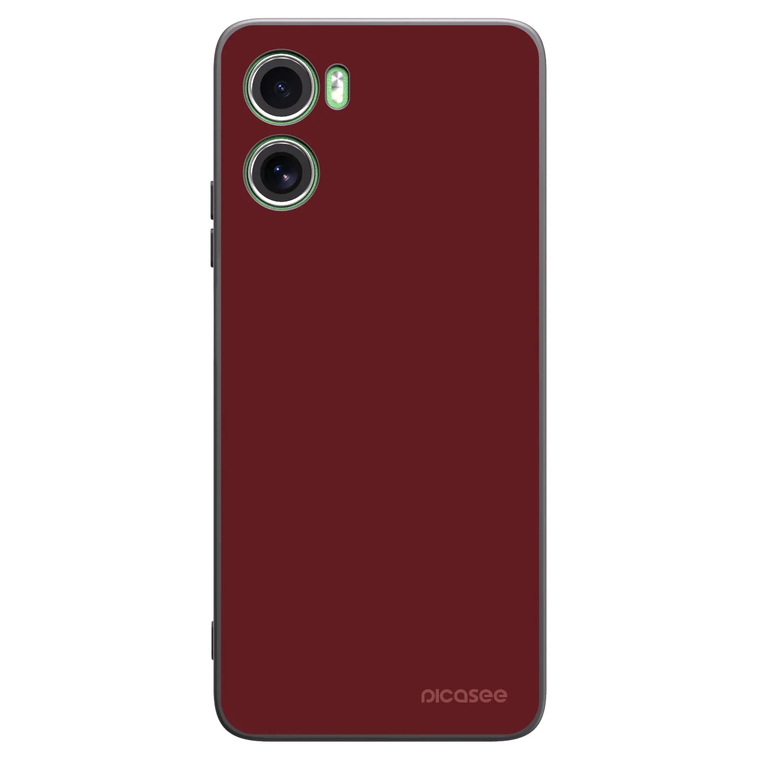 Picasee crna silikonska maskica za Motorola Moto G06 - Red Bliss
