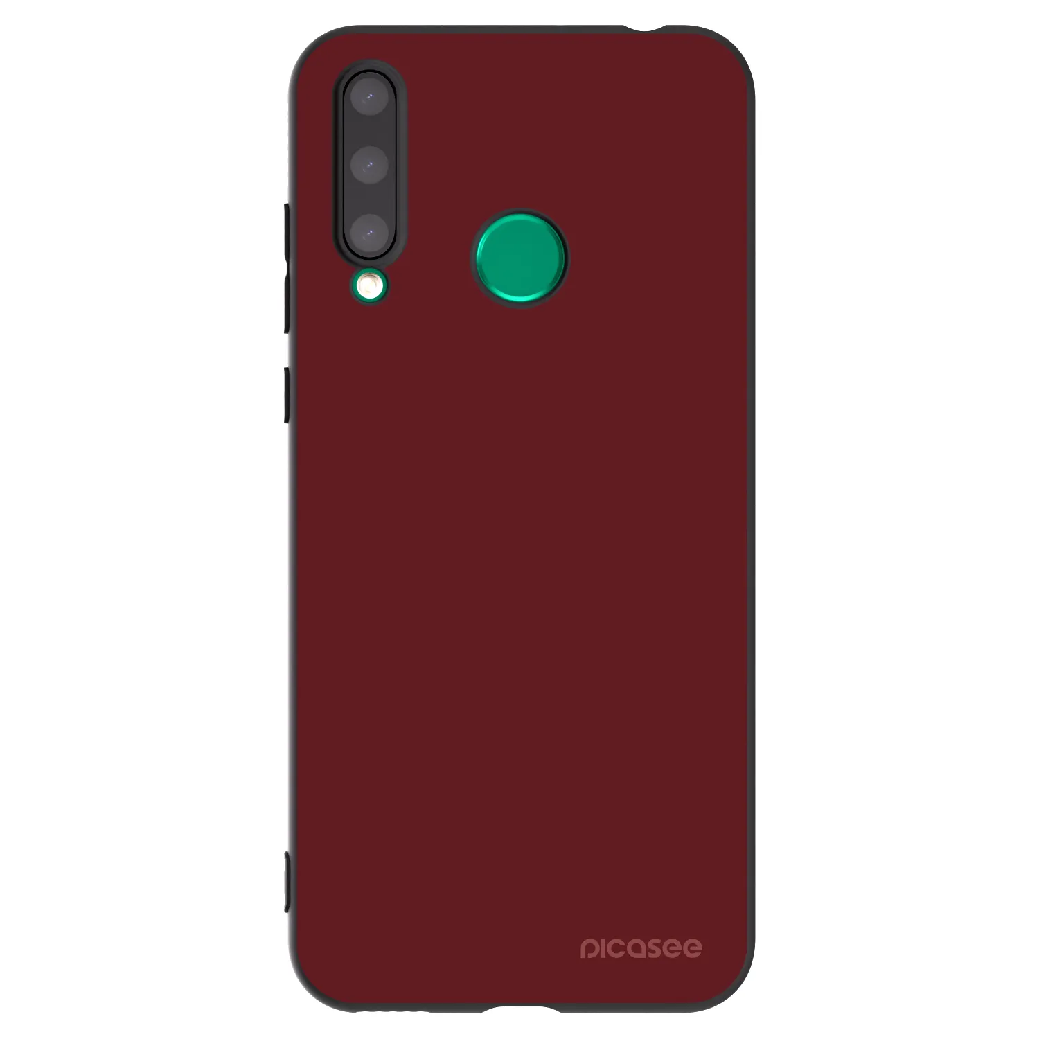 Picasee crna silikonska maskica za Honor 20 Lite - Red Bliss