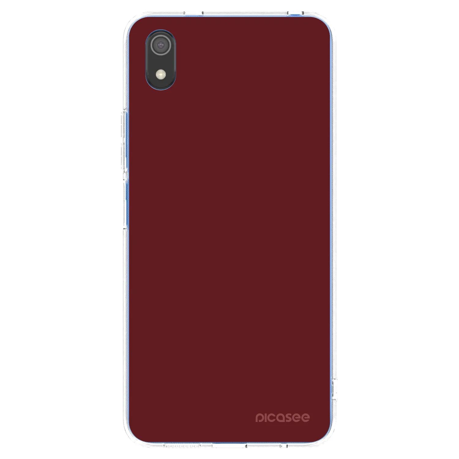 Picasee silikonska prozirna maskica za Xiaomi Redmi 7A - Red Bliss