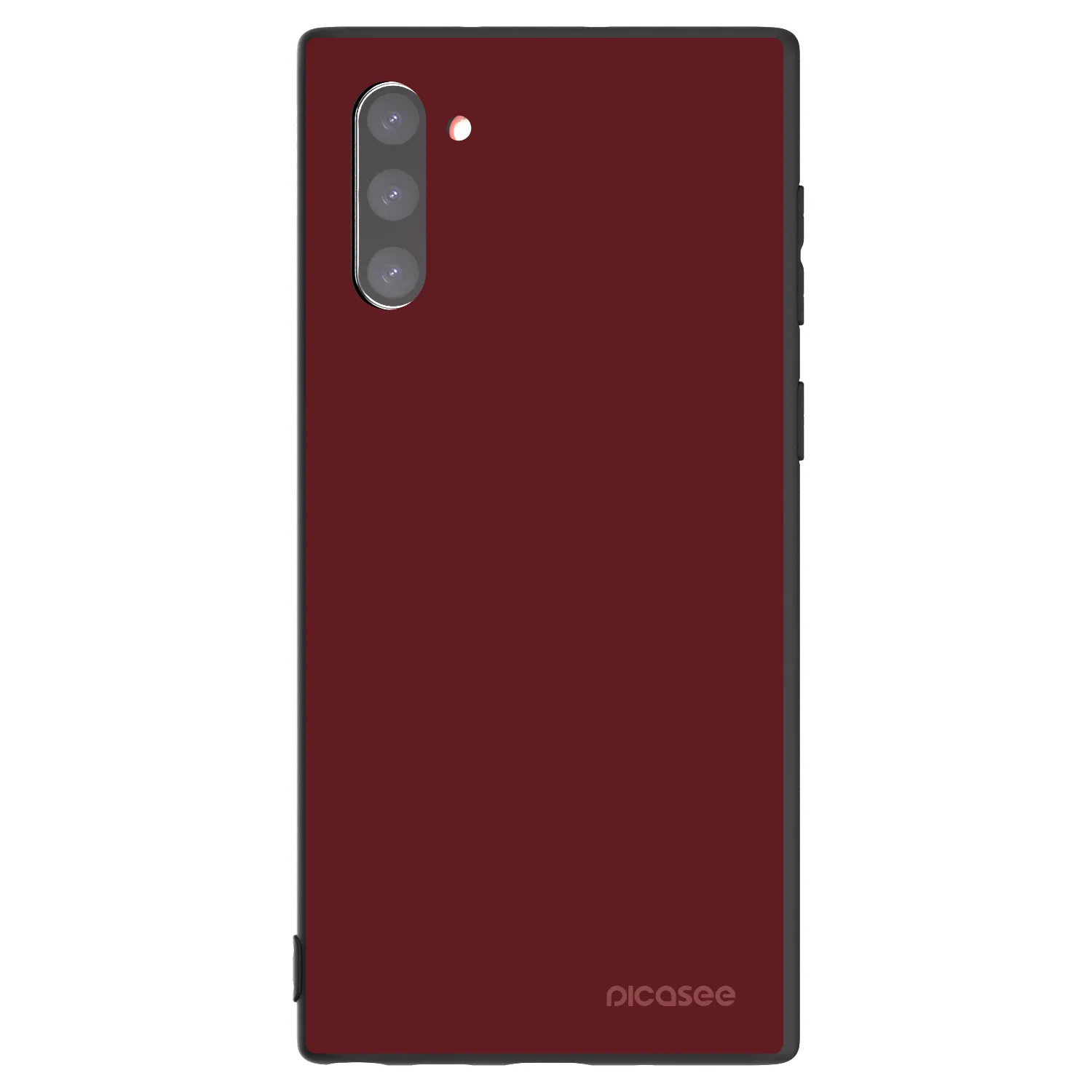 Picasee crna silikonska maskica za Samsung Galaxy Note 10 N970F - Red Bliss