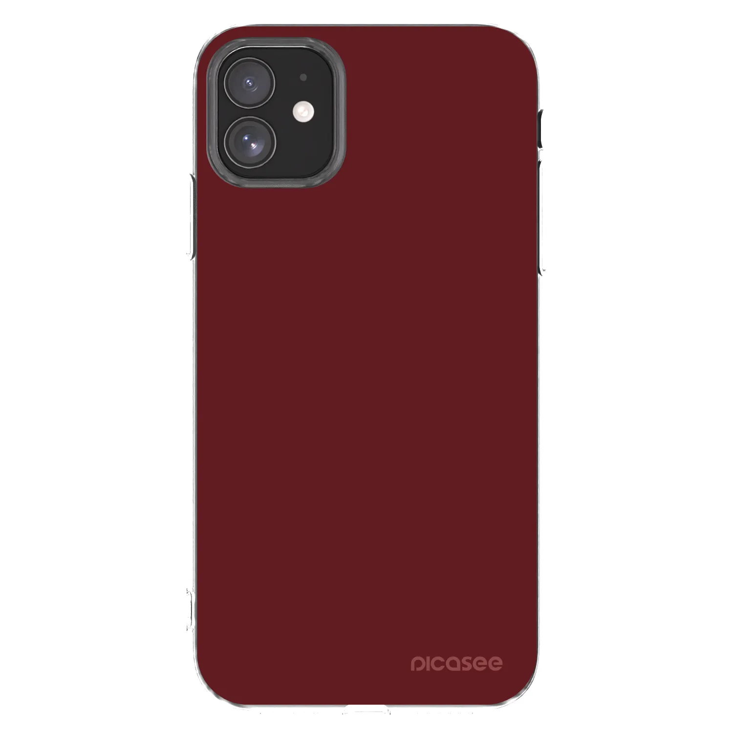 Picasee silikonska prozirna maskica za Apple iPhone 11 - Red Bliss