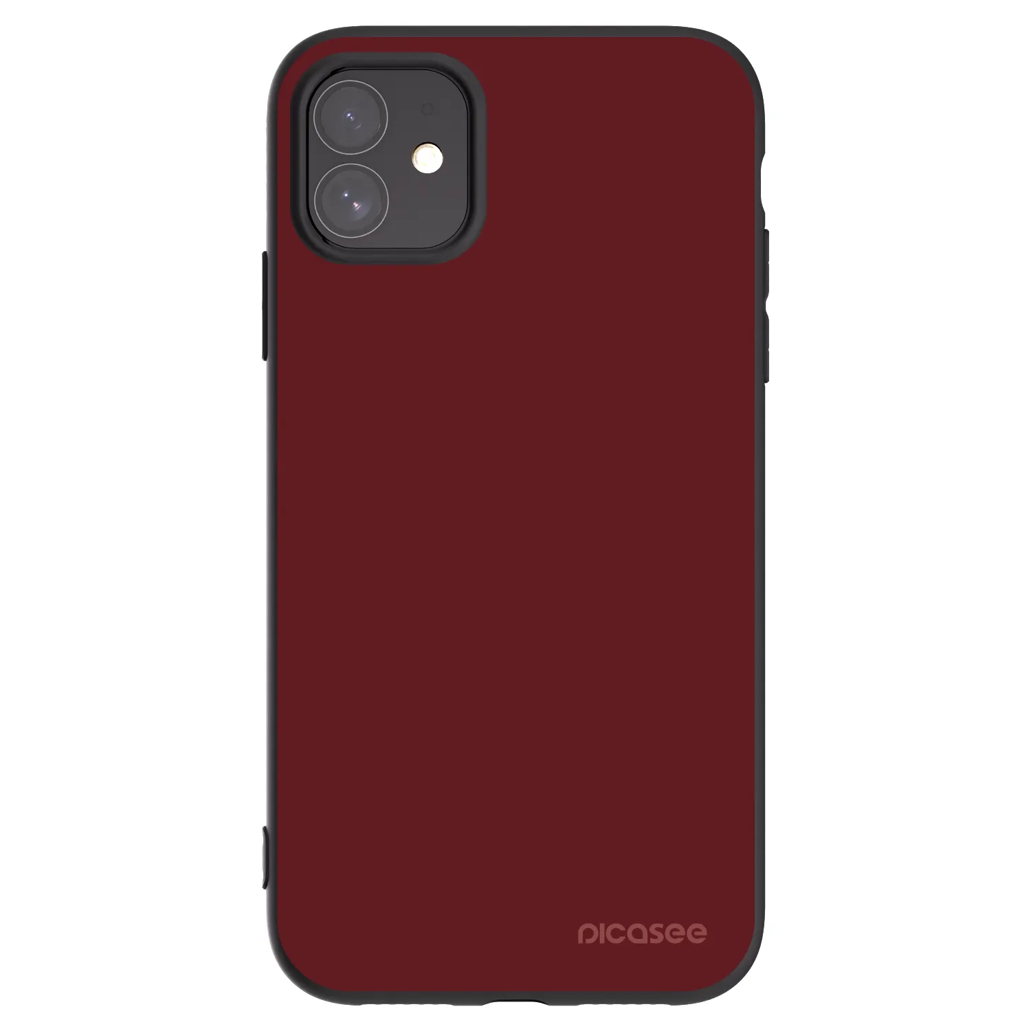 Picasee crna silikonska maskica za Apple iPhone 11 - Red Bliss