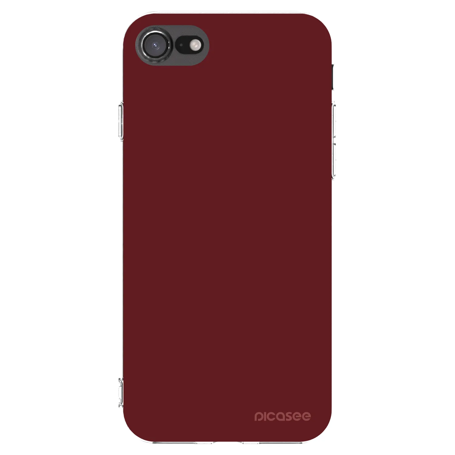 Picasee silikonska prozirna maskica za Apple iPhone 8 - Red Bliss