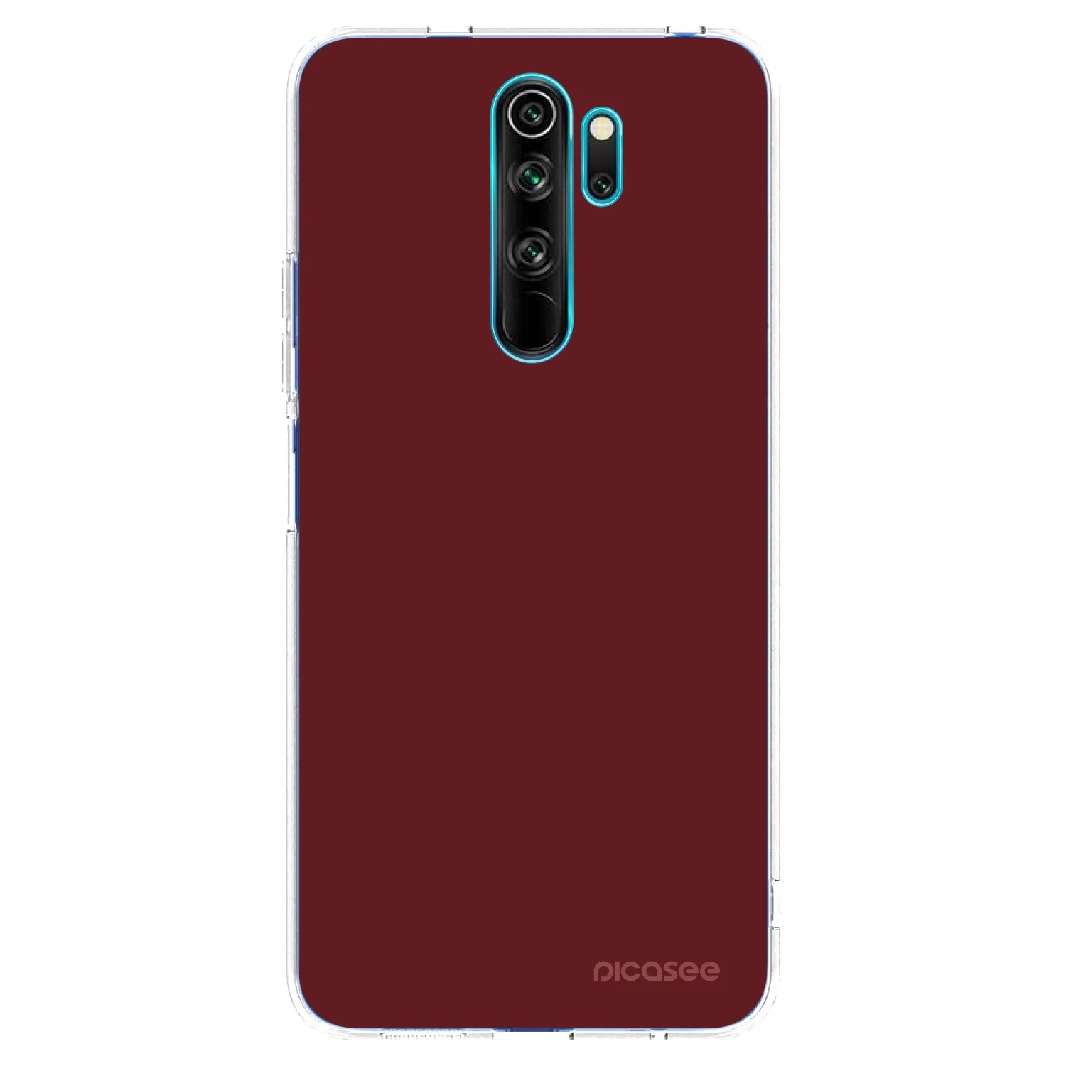 Picasee silikonska prozirna maskica za Xiaomi Redmi Note 8 Pro - Red Bliss