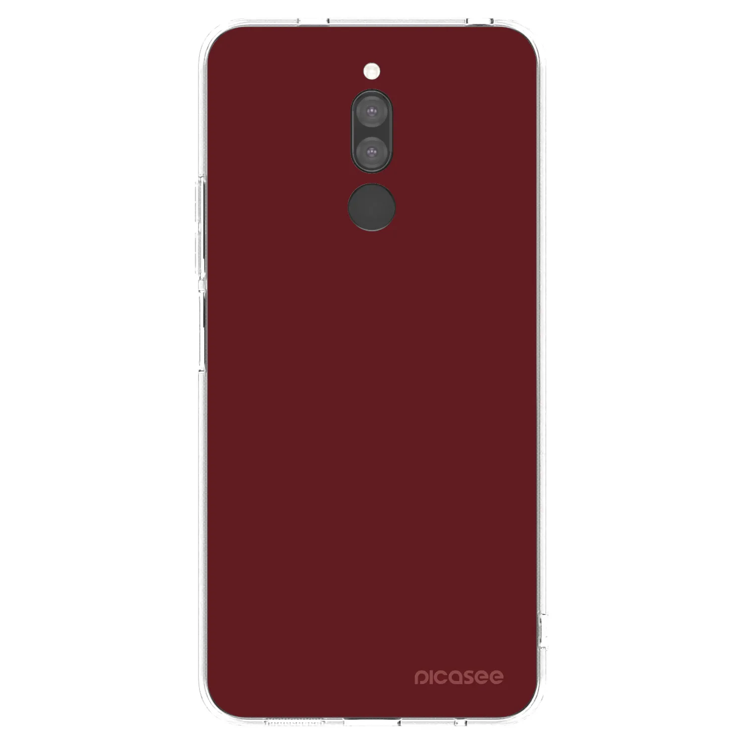 Picasee silikonska prozirna maskica za Xiaomi Redmi 8 - Red Bliss