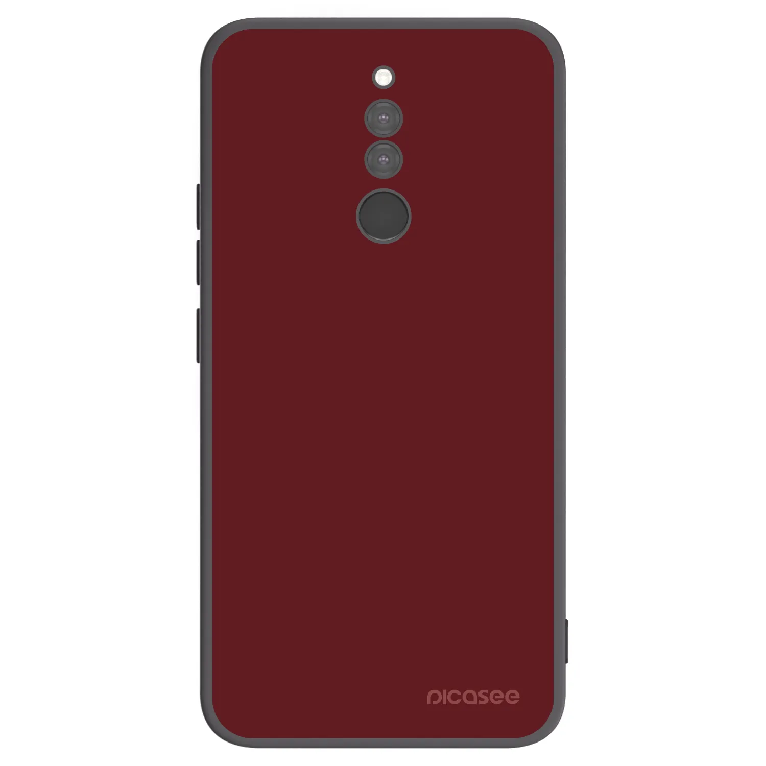 Picasee crna silikonska maskica za Xiaomi Redmi 8 - Red Bliss