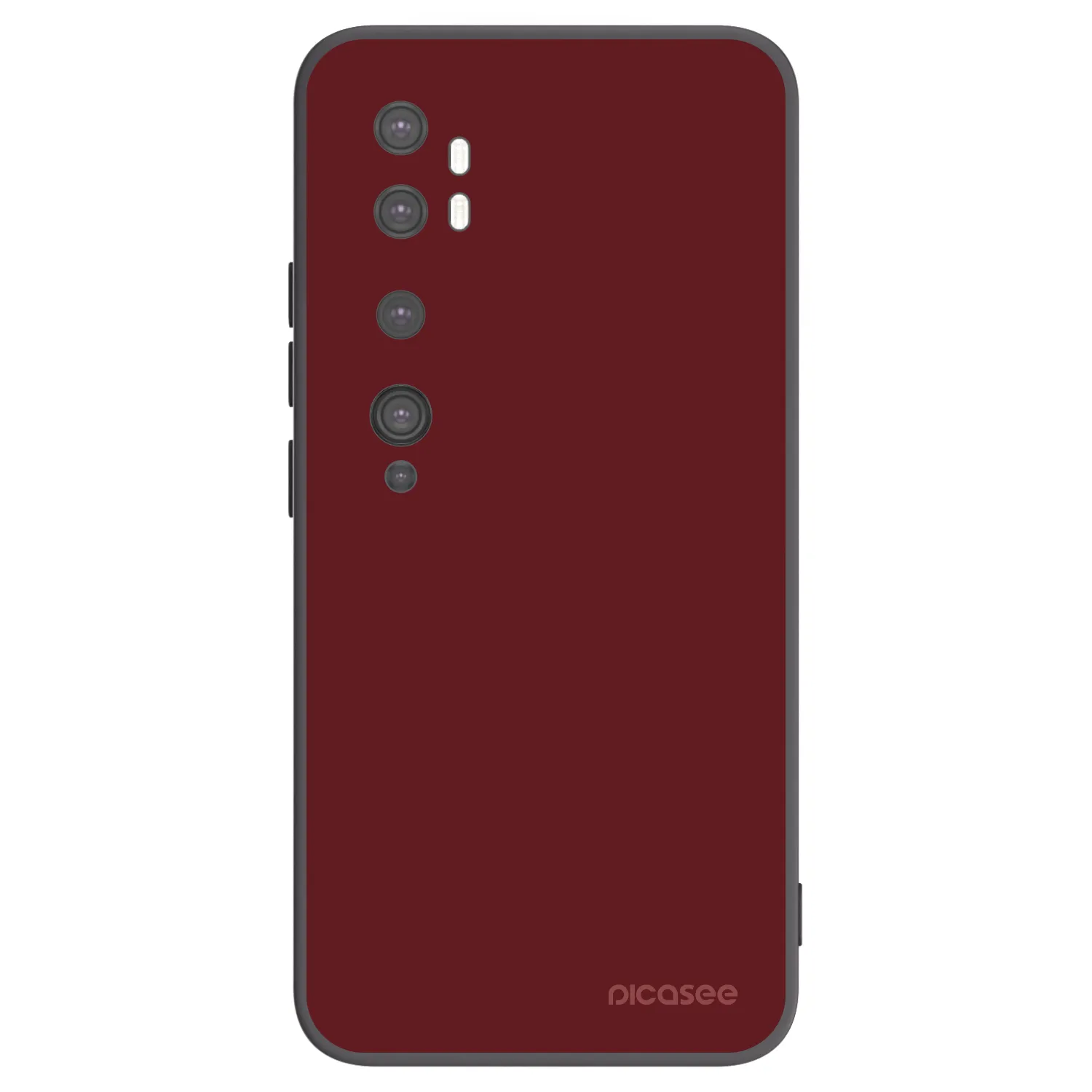Picasee crna silikonska maskica za Xiaomi Mi Note 10 (Pro) - Red Bliss
