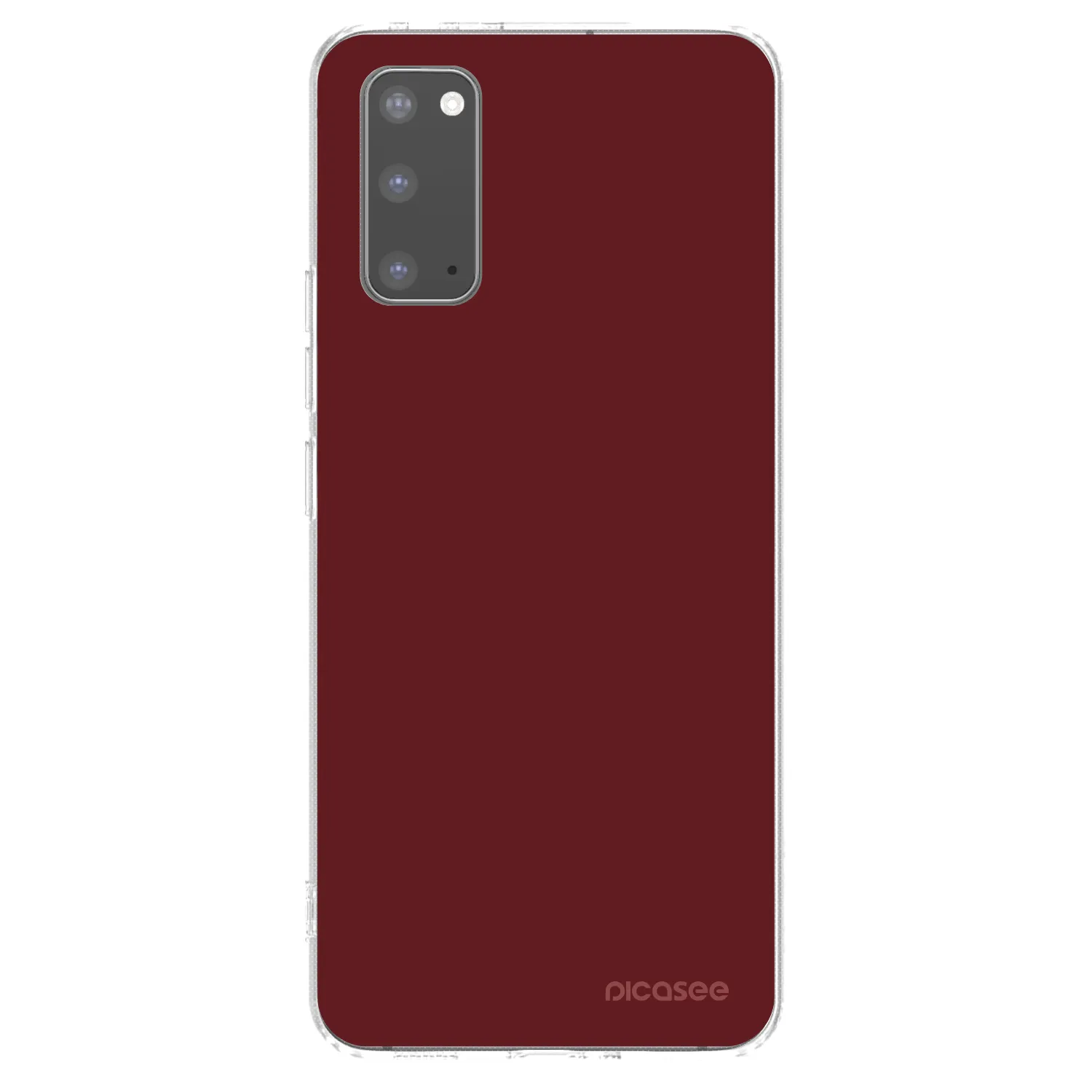 Picasee silikonska prozirna maskica za Samsung Galaxy S20 G980F - Red Bliss