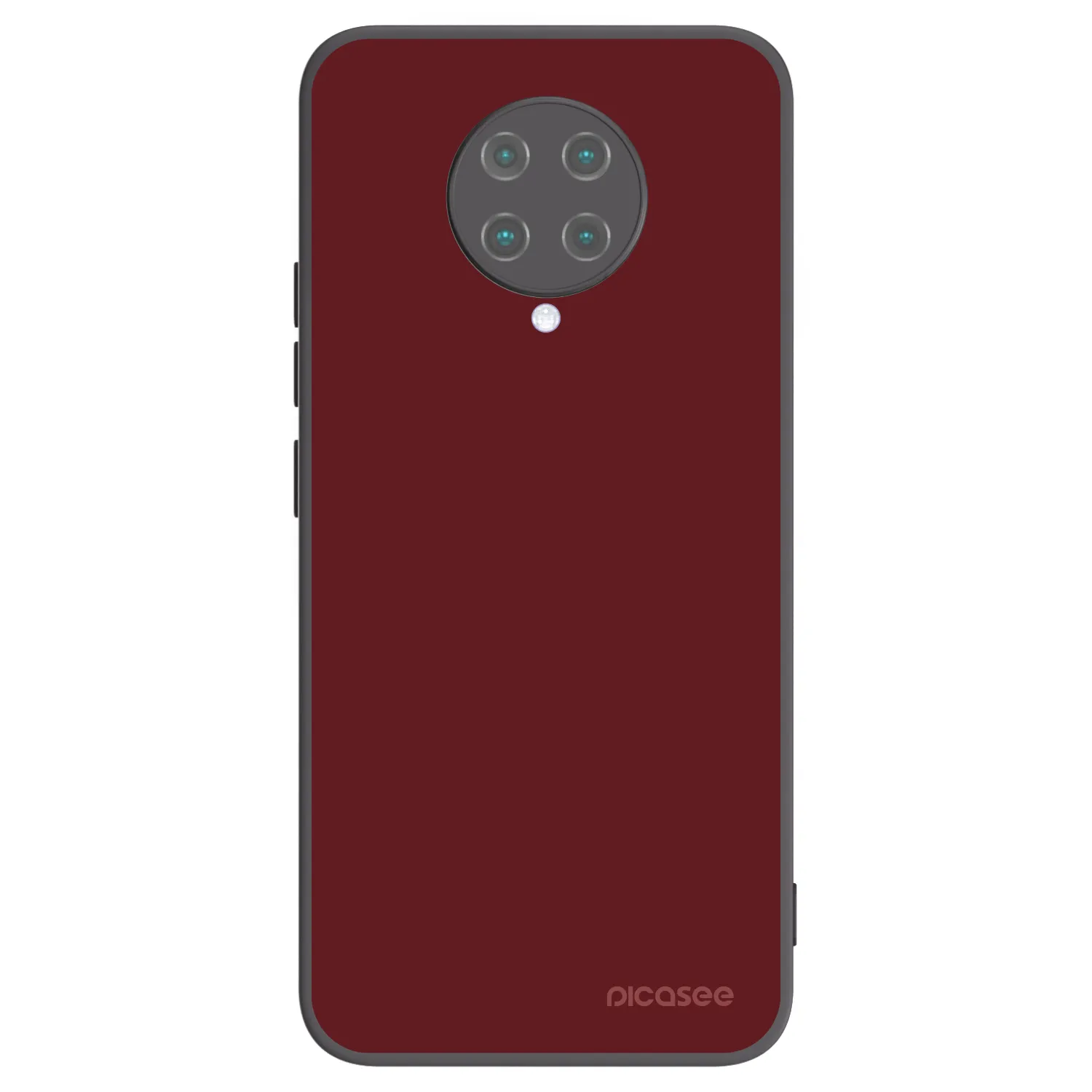 Picasee crna silikonska maskica za Xiaomi Poco F2 Pro - Red Bliss