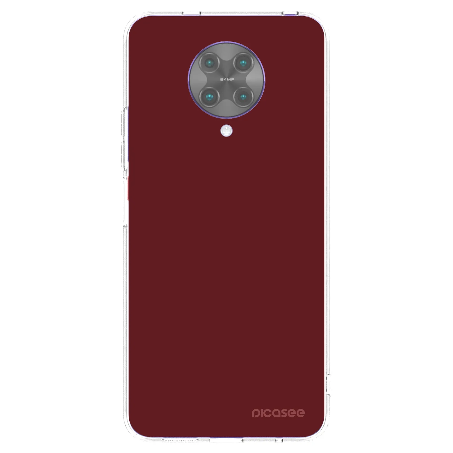 Picasee silikonska prozirna maskica za Xiaomi Poco F2 Pro - Red Bliss