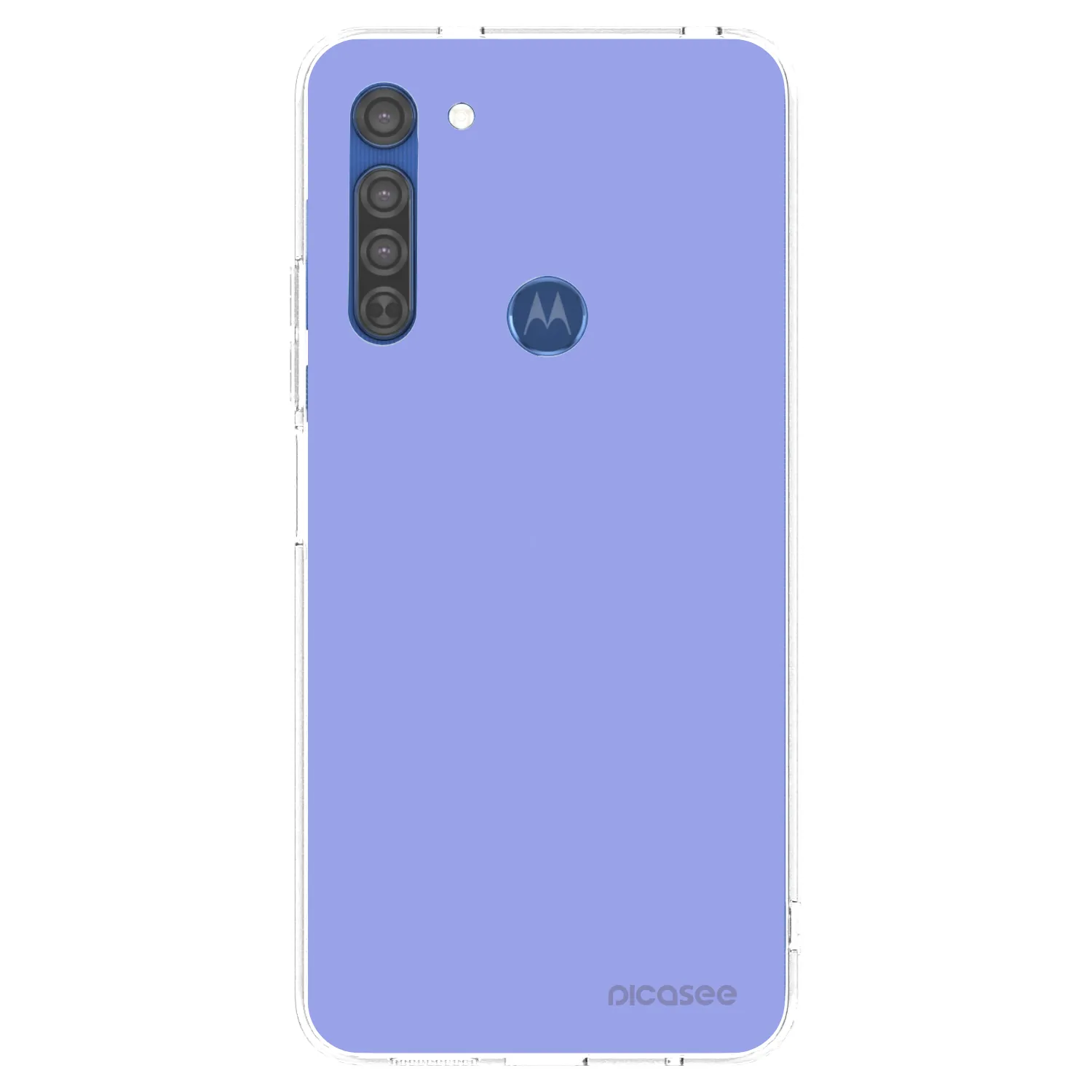 Picasee silikonska prozirna maskica za Motorola Moto G8 - Sky Whisper