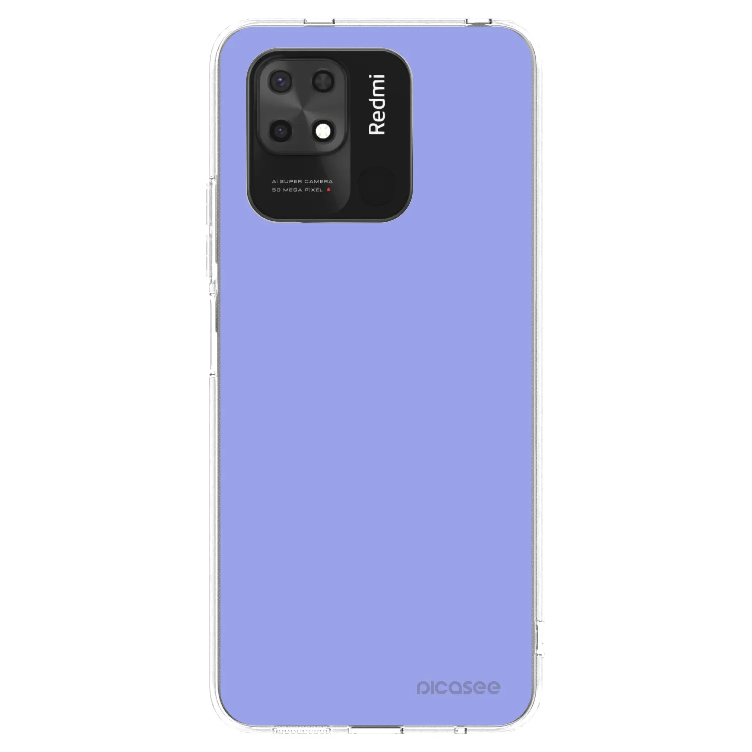 Picasee silikonska prozirna maskica za Xiaomi Redmi 10C - Sky Whisper