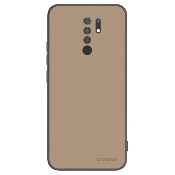 Picasee crna silikonska maskica za Xiaomi Redmi 9 - Soft Sand
