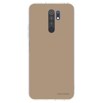 Picasee silikonska prozirna maskica za Xiaomi Redmi 9 - Soft Sand