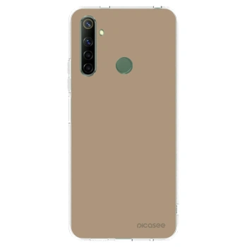 Picasee silikonska prozirna maskica za Realme 6i - Soft Sand