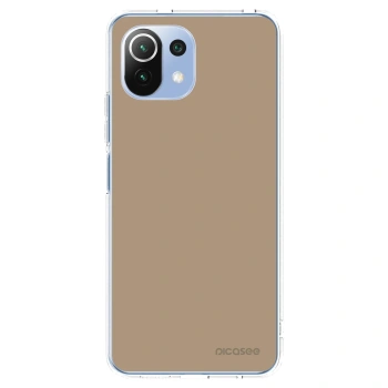 Picasee silikonska prozirna maskica za Xiaomi Mi 11 Lite - Soft Sand