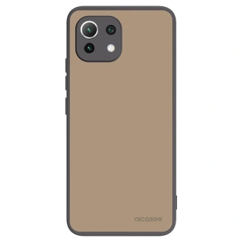 Picasee crna silikonska maskica za Xiaomi Mi 11 Lite - Soft Sand
