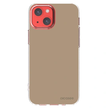 Picasee silikonska prozirna maskica za Apple iPhone 13 mini - Soft Sand