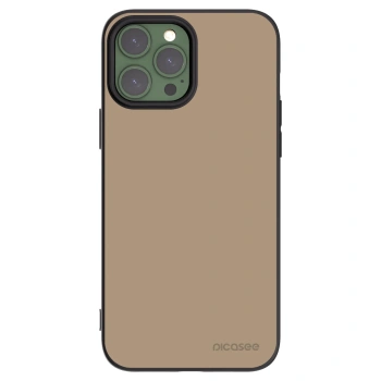 Picasee crna silikonska maskica za Apple iPhone 13 Pro Max - Soft Sand