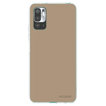 Picasee silikonska prozirna maskica za Xiaomi Redmi Note 10 5G - Soft Sand