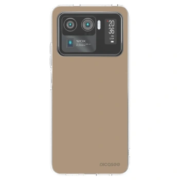 Picasee silikonska prozirna maskica za Xiaomi Mi 11 Ultra - Soft Sand