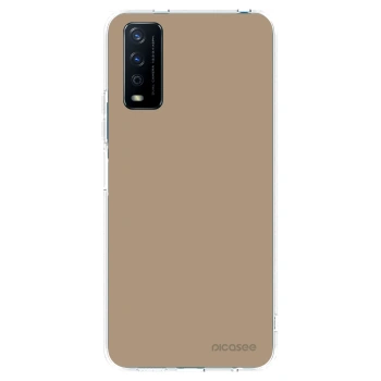 Picasee silikonska prozirna maskica za Vivo Y11s - Soft Sand