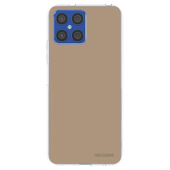 Picasee silikonska prozirna maskica za Honor X8 4G - Soft Sand