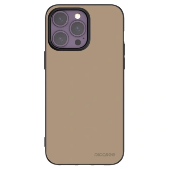 Picasee crna silikonska maskica za Apple iPhone 14 Pro Max - Soft Sand