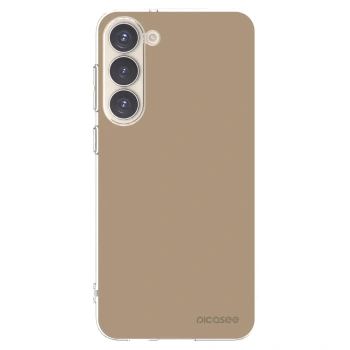 Picasee silikonska prozirna maskica za Samsung Galaxy S23+ 5G - Soft Sand