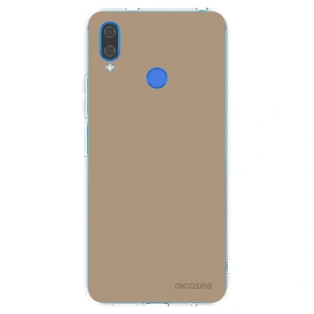 Picasee silikonska prozirna maskica za Huawei Nova 3 - Soft Sand
