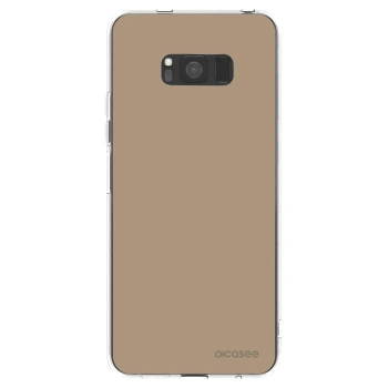 Picasee silikonska prozirna maskica za Samsung Galaxy S8 G950F - Soft Sand