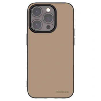 Picasee crna silikonska maskica za Apple iPhone 15 Pro - Soft Sand