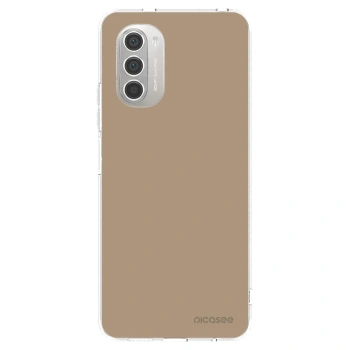 Picasee silikonska prozirna maskica za Motorola Moto G51 - Soft Sand