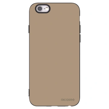 Picasee crna silikonska maskica za Apple iPhone 6/6S - Soft Sand