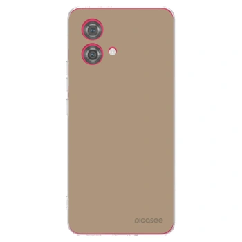 Picasee silikonska prozirna maskica za Motorola Moto G84 5G - Soft Sand