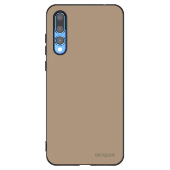 Picasee crna silikonska maskica za Huawei P20 Pro - Soft Sand