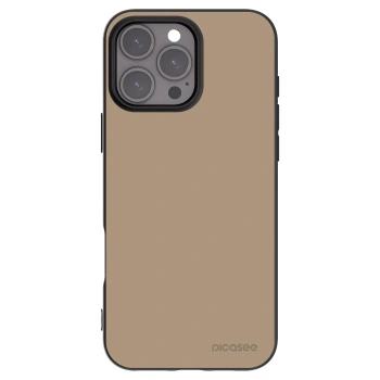 Picasee crna silikonska maskica za Apple iPhone 16 Pro Max - Soft Sand
